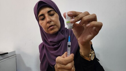 Gazze'de çocuk felci kabusu silahları 3 gün susturacak - dunya