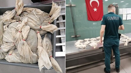 İstanbul Havalimanı'nda ekipler şoke oldu: Çuval çuval sülüğü ülkeye sokmaya çalıştılar! - ekonomi
