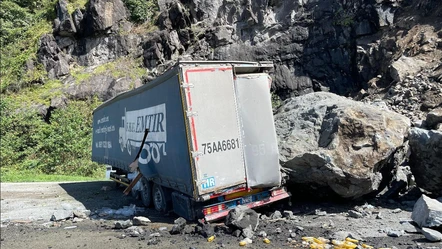 Artvin'de sınır kapısında korku dolu anlar: Tırları hurdaya çeviren afet - Yaşam