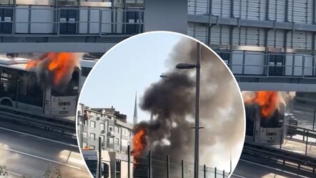 İstanbul Halıcıoğlu'nda metrobüs yangını! Ekipler olay yerinde - gundem