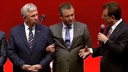 CHP Kurultayı'nda gergin anlar! Mansur Yavaş sitem etti, İmamoğlu hemen savunmaya geçti - gundem