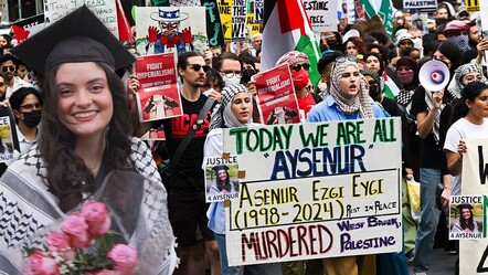 ABD'de Ayşenur Ezgi Eygi için toplandılar! 