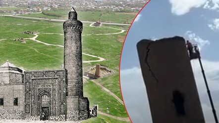 Büyük Selçuklu eseri Van Ulu Cami minaresi yıkıldı - kultur-sanat