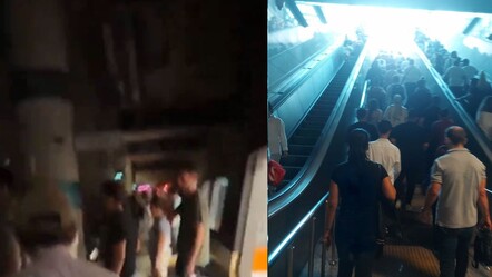 İstanbul'da metroda elektrik kesildi! Karanlıkta kalan yolcular isyan etti - haberler