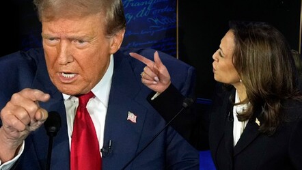 Trump ve Harris canlı yayında kozlarını paylaştı! 'Başkan olursa İsrail 2 yıl içinde ortadan kalkar' - dunya