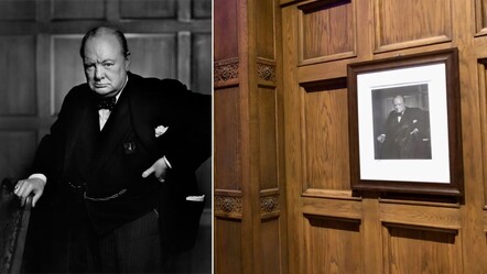 Churchill'in Kanada'da çalınan meşhur fotoğrafı İtalya'dan çıktı - dunya
