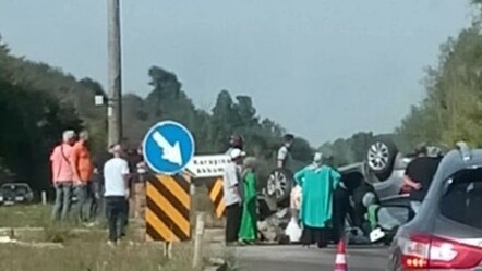 D-650 kara yolunda feci kaza! Otomobille çarpışan cip takla attı, çok sayıda yaralı var - gundem