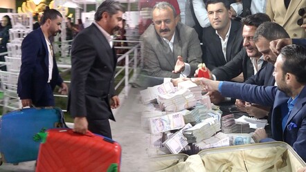 Altın yağmuru değil aşiret düğünü! Toplanan para dudak uçuklattı - gundem