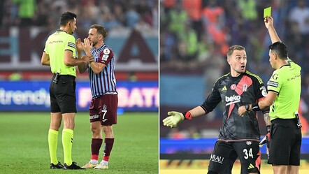 Trabzonspor-Beşiktaş derbisi sonrası hakem atışması! 