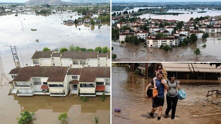 Yunan sel mağdurları hükümeti protesto etti! Vatandaşlar yetersiz yardımlara isyan etti - dunya