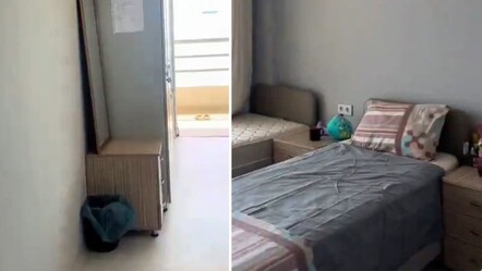 KYK odasının manzarasını gören genç, neye uğradığını şaşırdı - gundem