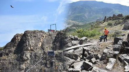 Zirvedeki kazıda sevindiren gelişme! Artvin Gevhernik Kalesi'nde çeşme ve sarnıç ortaya çıkarıldı - Kültür - Sanat