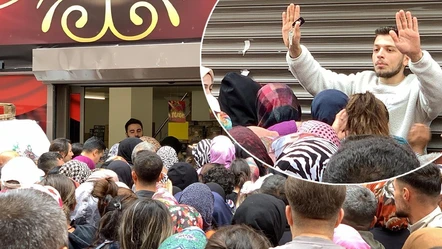 Her ürünün 100 liraya satıldığını duyan geldi! Karaman'da mağaza açılışında izdiham - Gündem