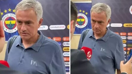 Jose Mourinho'nun Galatasaray derbisinin ardından bir muhabir ile yaşadığı diyalog gündem oldu - spor