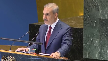 Bakan Fidan'dan BM kürsüsünden sert eleştiri! Artan tehditlere karşı liderlik gösteremiyor - dunya