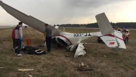 Bursa'da eğitim uçağı düştü! 2 pilot hayatını kaybetti - gundem