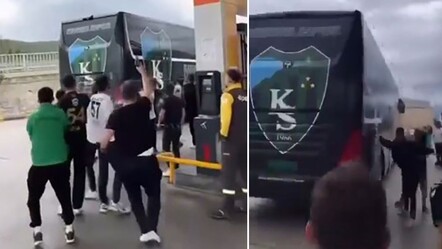 Kocaelispor'a Bolu'da şok saldırı! Silahla otobüsün peşinden koştu - gundem
