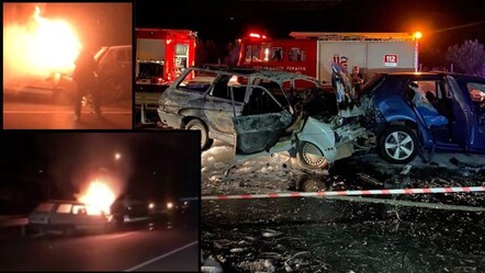 Sakarya'da korkunç kaza! Alev topuna dönen araç karı kocaya mezar oldu - gundem