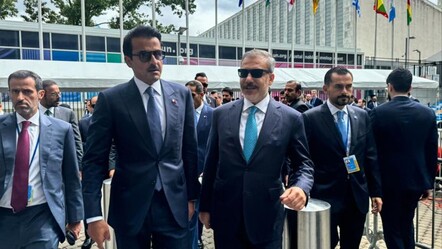Dışişleri Bakanı Hakan Fidan, Katar Emiri Al Sani ile görüştü - dunya