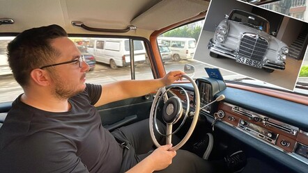 Görenler hayran kalıyor! Kendisinden 40 yaş büyük Mercedes'ine gözü gibi bakıyor - t-otomobil