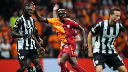 Osimhen rakibin elini ayağına doladı! Galatasaray Avrupa'ya süper başladı - spor