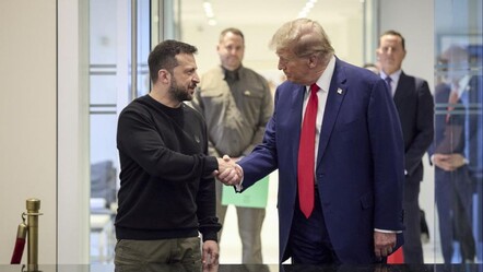 Donald Trump, Zelenskiy ile bir araya geldi! Ukrayna'ya tam destek sözü - dunya