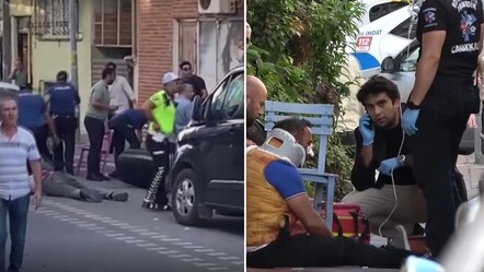 Karakolun sokağında silahlı çatışma! Çok sayıda yaralı var - gundem