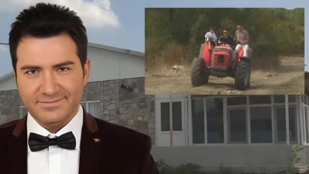 Murat Kurşun 50 dönümlük çiftliğinin kapılarını ilk kez açtı! Çiftlikte yok yok! Hamam, şelale, şömine... - Magazin