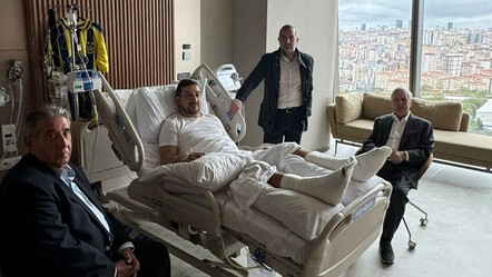 Aziz Yıldırım, silahlı saldırıya uğrayan Serhat Akın'ı ziyaret etti - gundem