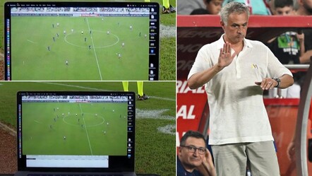 Jose Mourinho'nun VAR protestosu dış basında gündemde! 