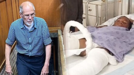 Bahçesinden portakal çalan çocuğun üzerinden römorkla geçti - dunya