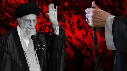 Hamaney 4 yıl sonra hutbeye yine tüfekle çıktı - dunya