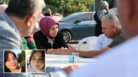 Bakan Göktaş'tan Semih Çelik'in katlettiği Ayşenur Halil ve İkbal Uzuner'in ailelerine taziye ziyareti - gundem