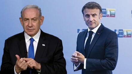 Netanyahu ve Macron arasında 'silah ambargosu' polemiği! Açıklamalar peş peşe geldi - dunya
