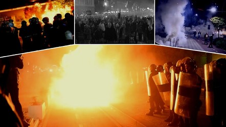 Arnavutluk'ta sokaklar karıştı! Başkent Tiran yangın yeri - gundem