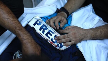 İsrail Gazze'de bir gazeteciyi daha katletti! Ölü sayısı 176'ya yükseldi - dunya