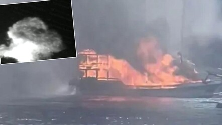 Rusya, Ukrayna'ya silah taşıyan gemiyi Odessa'daki limanda vurdu - dunya