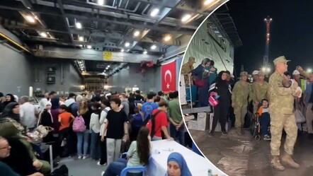 Lübnan'daki Türk vatandaşlarının tahliye operasyonuna ait görüntüler paylaşıldı - dunya