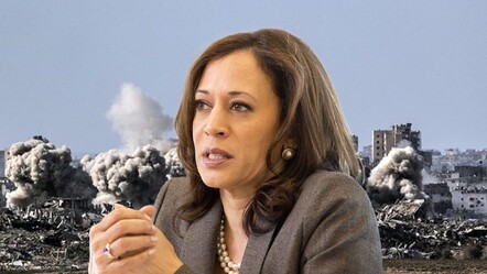Kamala Harris Orta Doğu'da ateşi yükseltti! 