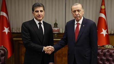 IKBY Başkanı Barzani yarın Türkiye'ye gelerek Erdoğan ile görüşecek - gundem