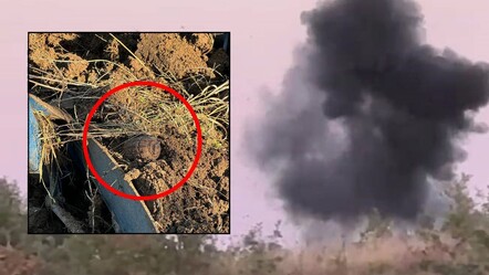 Tarlasını sürerken el bombası buldu! Bursa'da korkutan imha görüntüleri - gundem