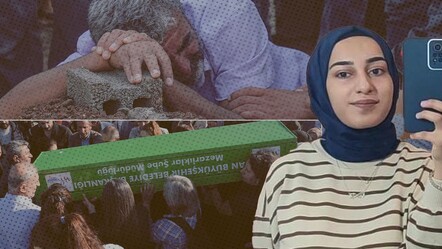 Rojin Kabaiş için cenaze töreni düzenlendi, tabutunu kadınlar taşıdı - gundem