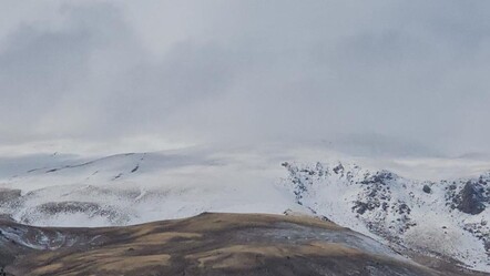 Bitlis'e kar yağdı, Süphan Dağı beyaz örtüyle kaplandı - gundem