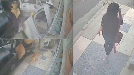 Kepçe tam 7 aracı biçti! Dehşet anının görüntüleri ortaya çıktı - ekonomi