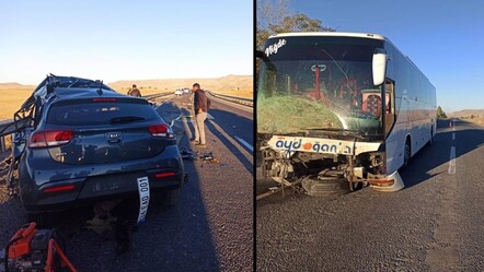 Niğde'de bir otomobil yolcu otobüsüne çarptı, ölü ve yaralılar var - gundem