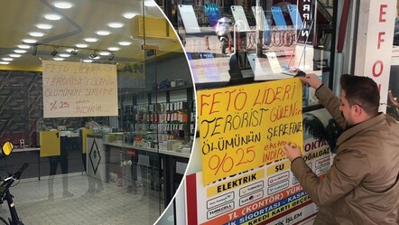 Bursa'da esnaflar Fetullah Gülen'in ölmesinden dolayı indirim kampanyası başlattı - gundem