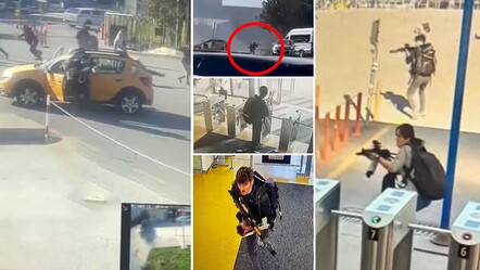 TUSAŞ'daki çatışma anının görüntüleri ortaya çıktı! Teröristler anbean kamerada - gundem