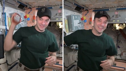 Sıfır yerçekiminde ilginç deney! NASA astronotu gösterdi - teknoloji