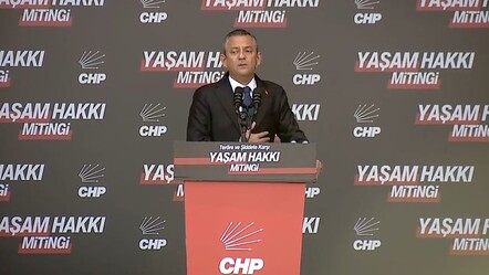 CHP'den Beşiktaş'ta teröre karşı birlik mitingi! Özgür Özel: Türkiye teröre teslim olmayacak - gundem