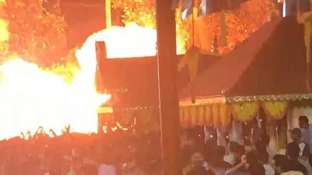 Hindistan'da festival faciaya dönüştü! Havai fişek deposu patladı, yüzlerce yaralı var - haberler